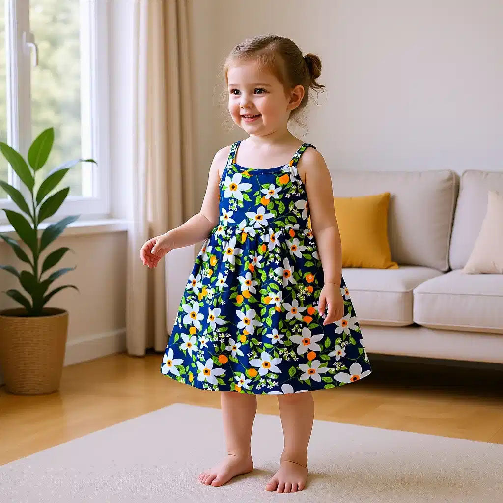 Frangipani Floral Dress