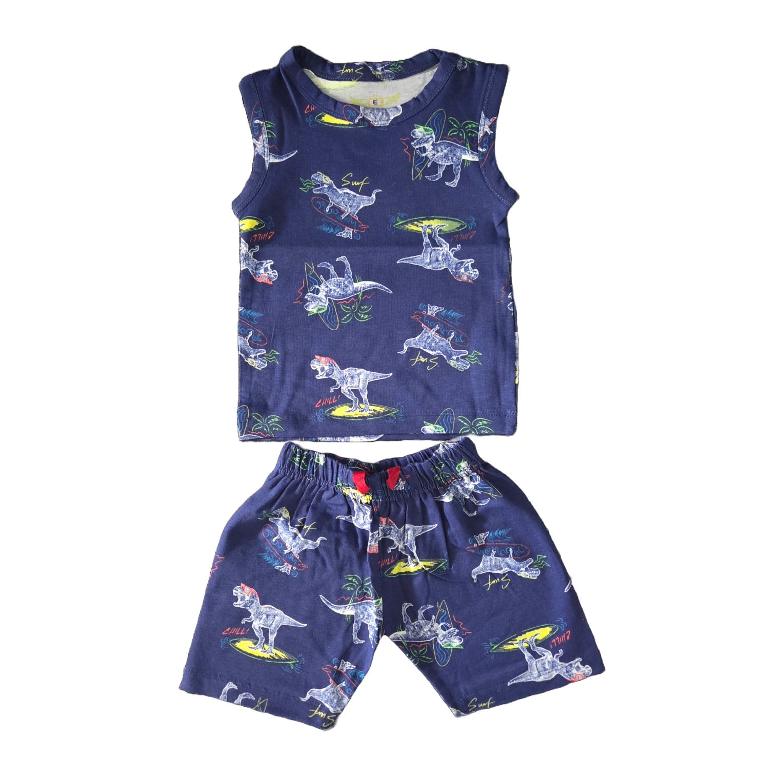 Dino Surf Sleeveless Set