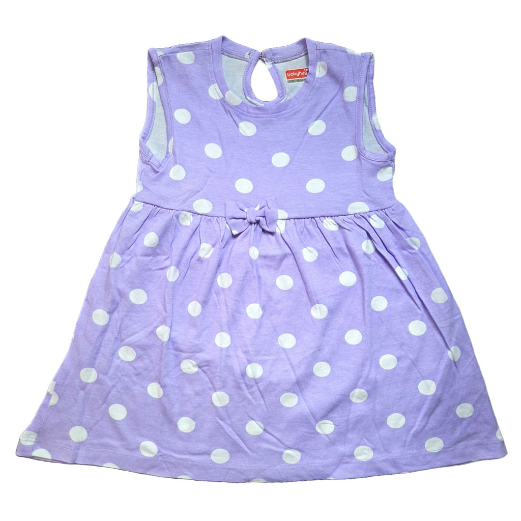 Polka Dot Purple Dress