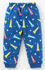 Night Suit Rocket & Stars Print