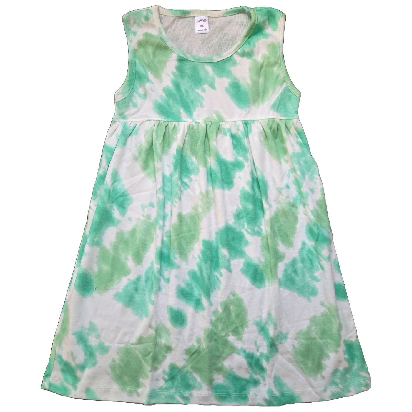 Sleeveless Tie-Dye Dress