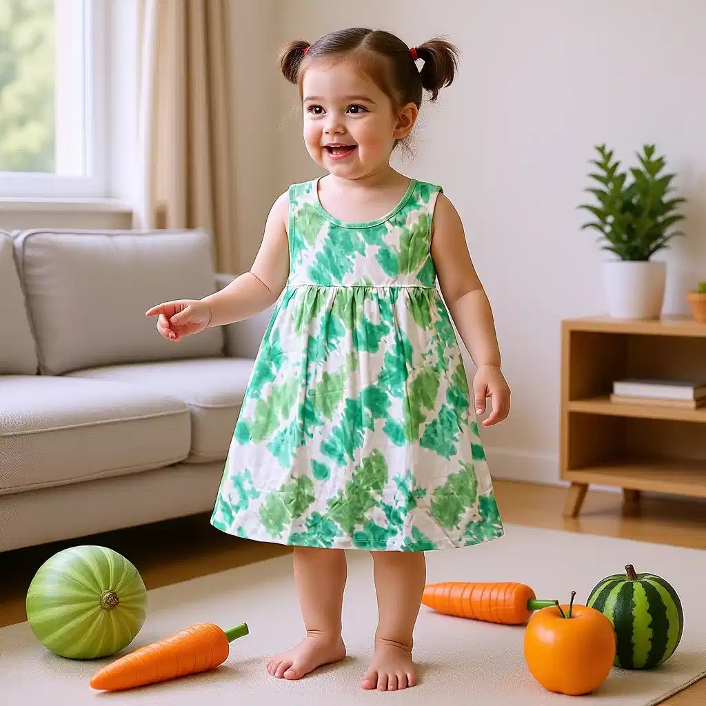 Sleeveless Tie-Dye Dress