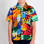 Tropical Abstract Print Shirt