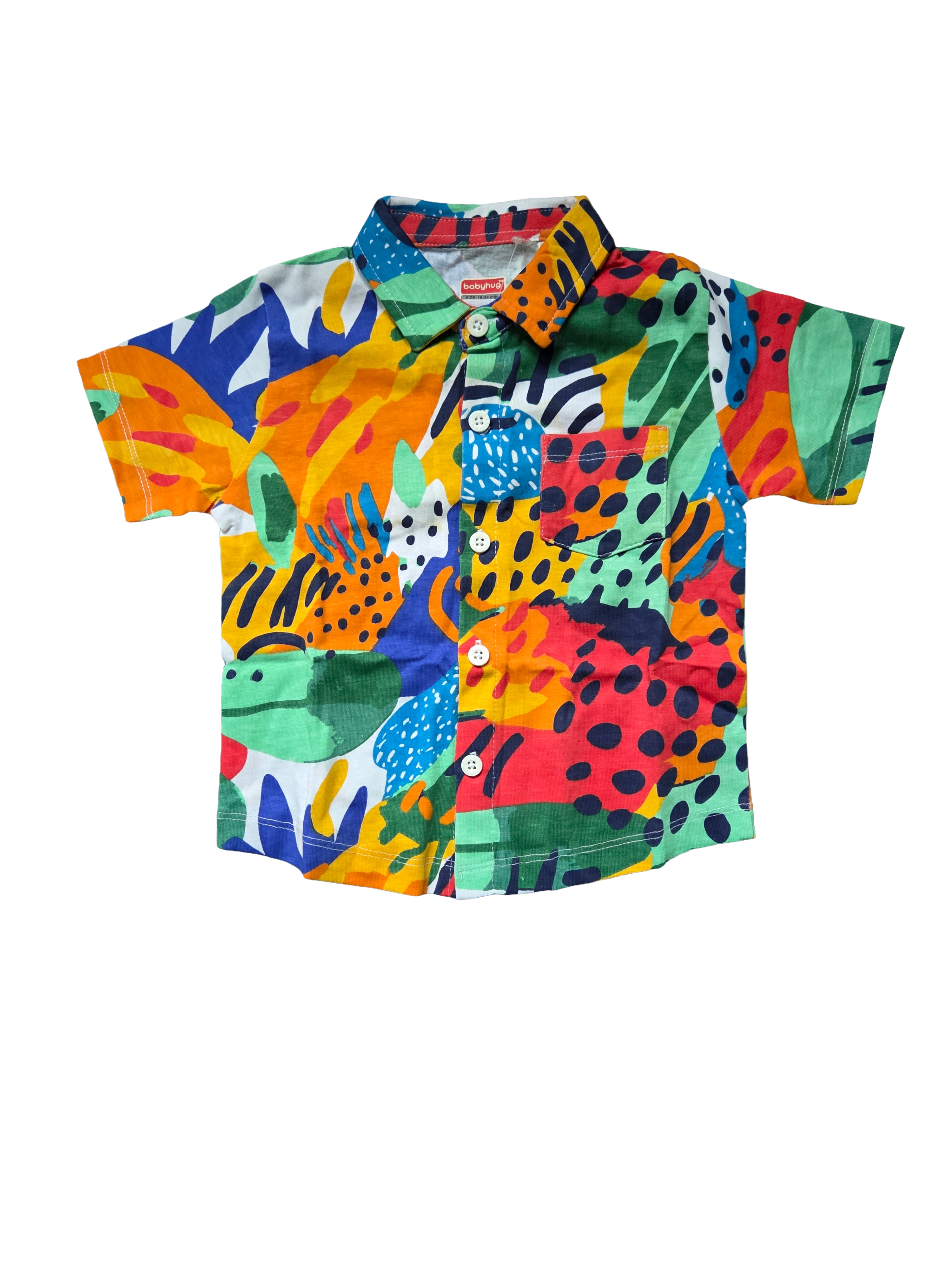Tropical Abstract Print Shirt