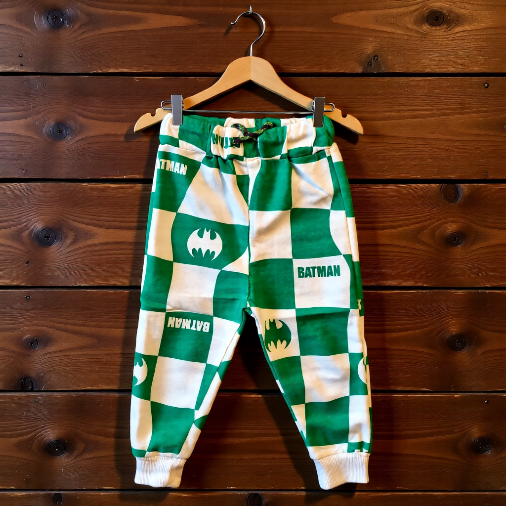 Checkered Batman jogger set