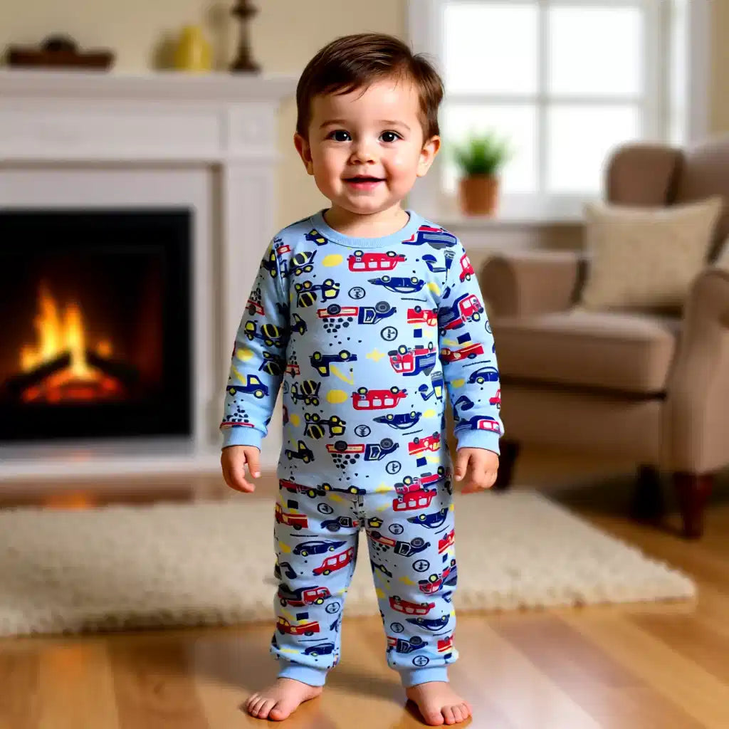 Construction Vehicles pyjama set