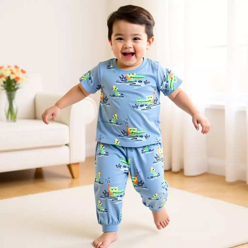 Snorkel Crocs T-Shirt and Pants Set