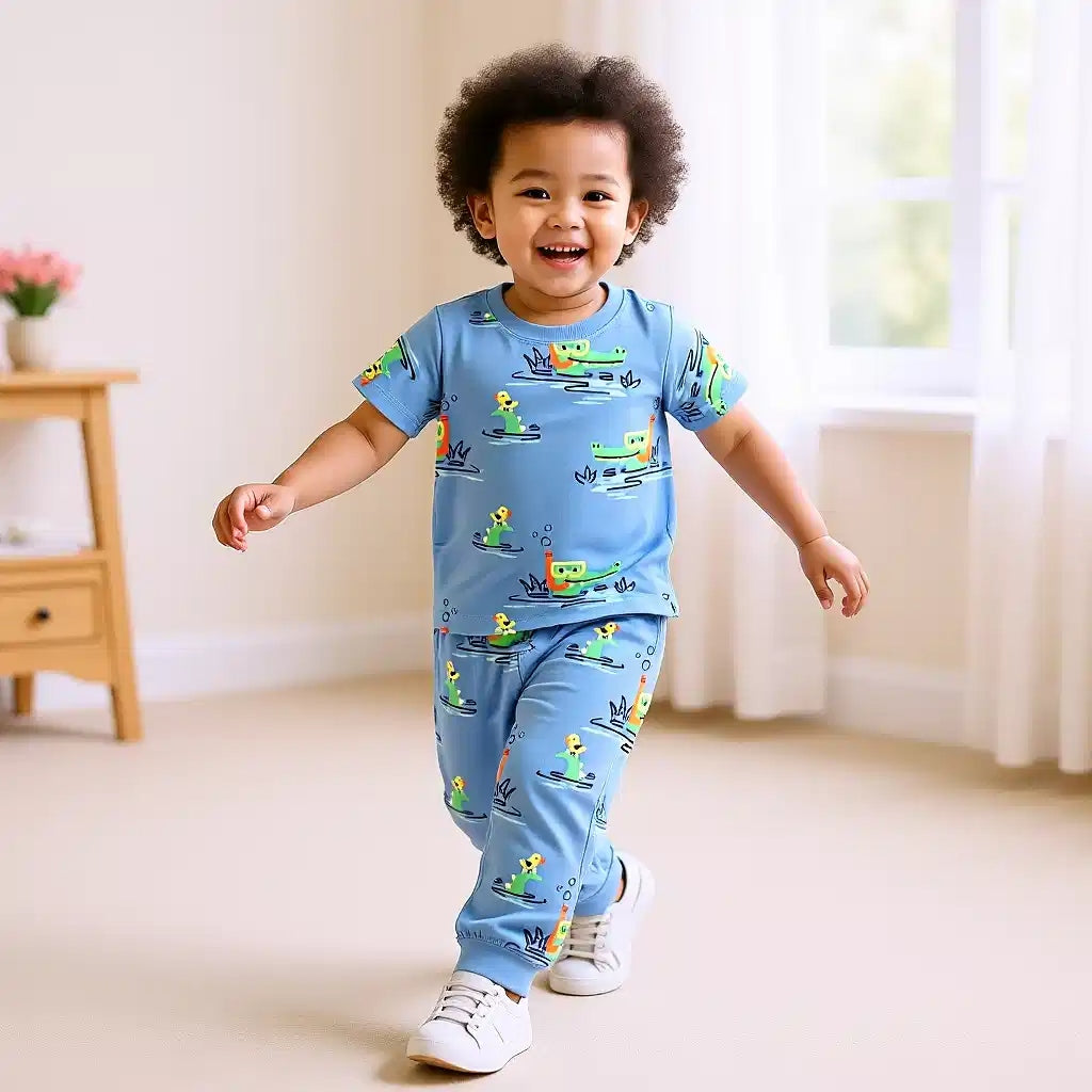 Snorkel Crocs T-Shirt and Pants Set