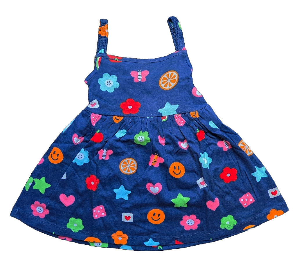 Floral and Fun Emoji Dress