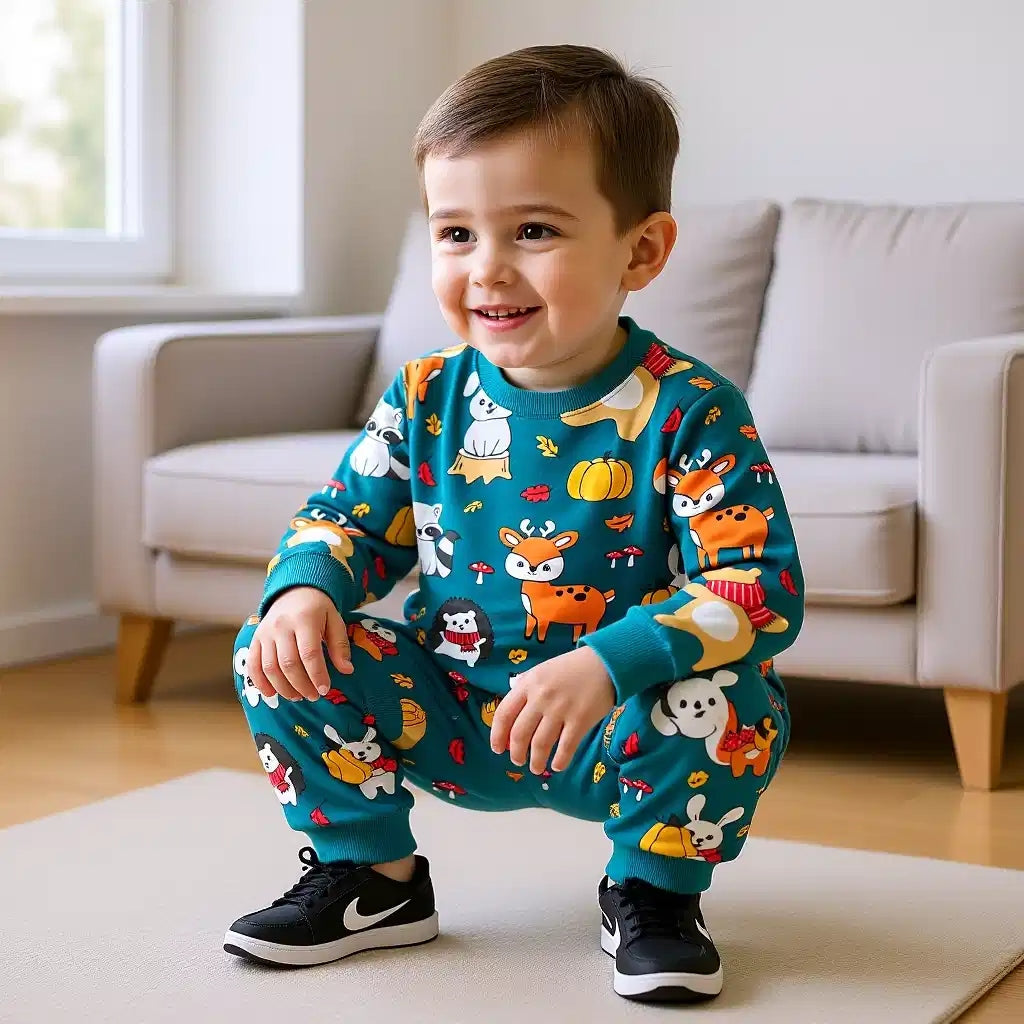 Forest Animals Tracksuit Set