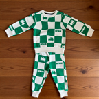 Checkered Batman jogger set