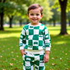 Checkered Batman jogger set