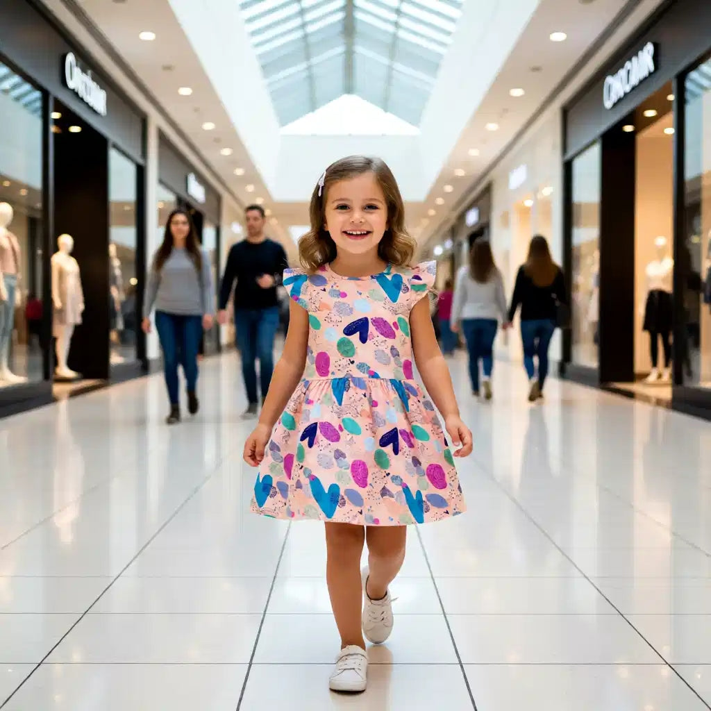 Abstract Heart Dress