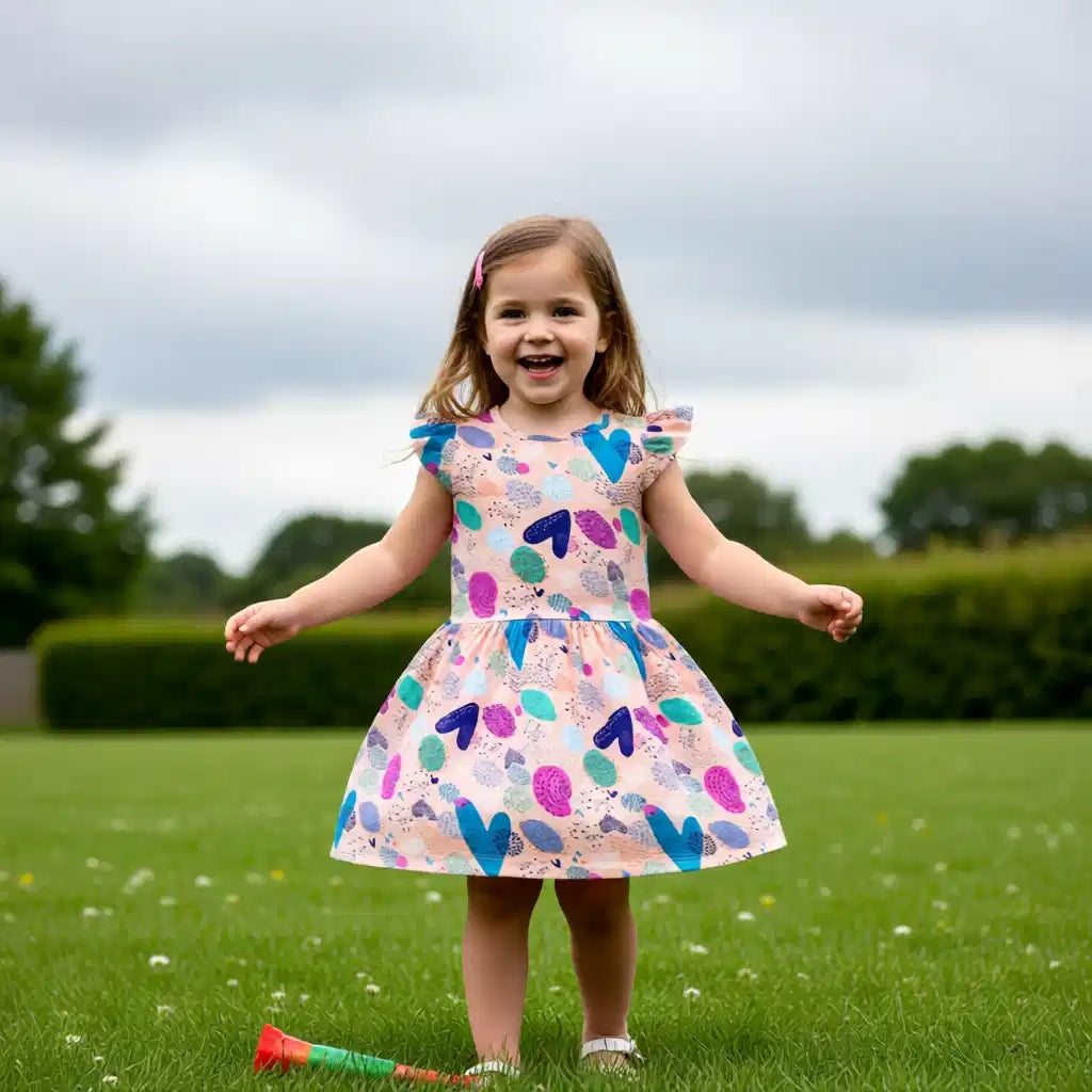 Abstract Heart Dress
