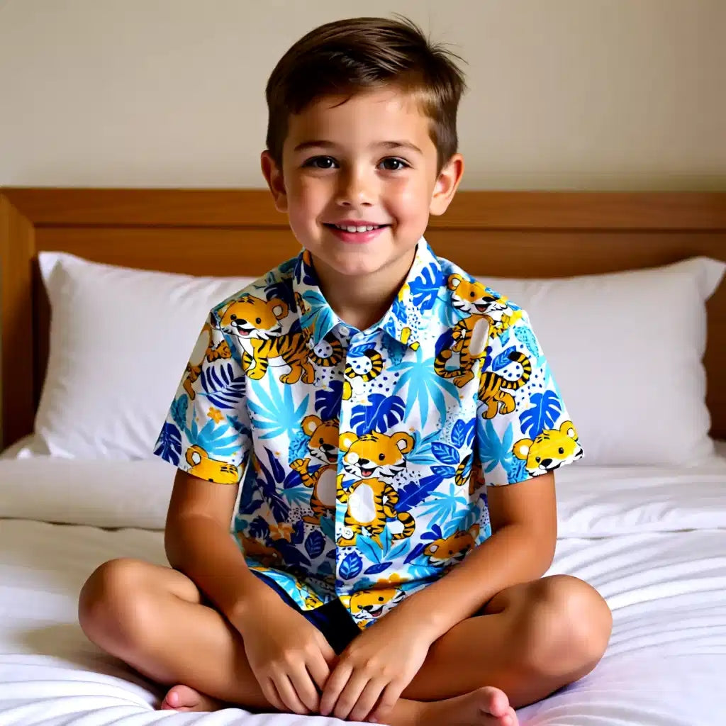 Tropical Tiger Print Shirt