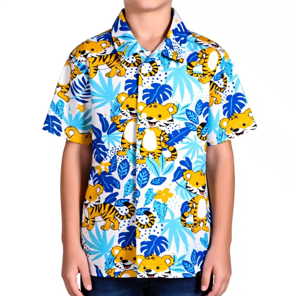 Tropical Tiger Print Shirt