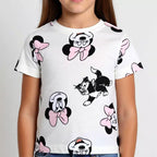 Minnie Mouse Bow & Cat T-Shirt