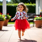 Minnie Mouse Long-Sleeve Tulle Dress