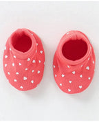 Sweetheart Snuggles - Cap Mittens & Booties Set