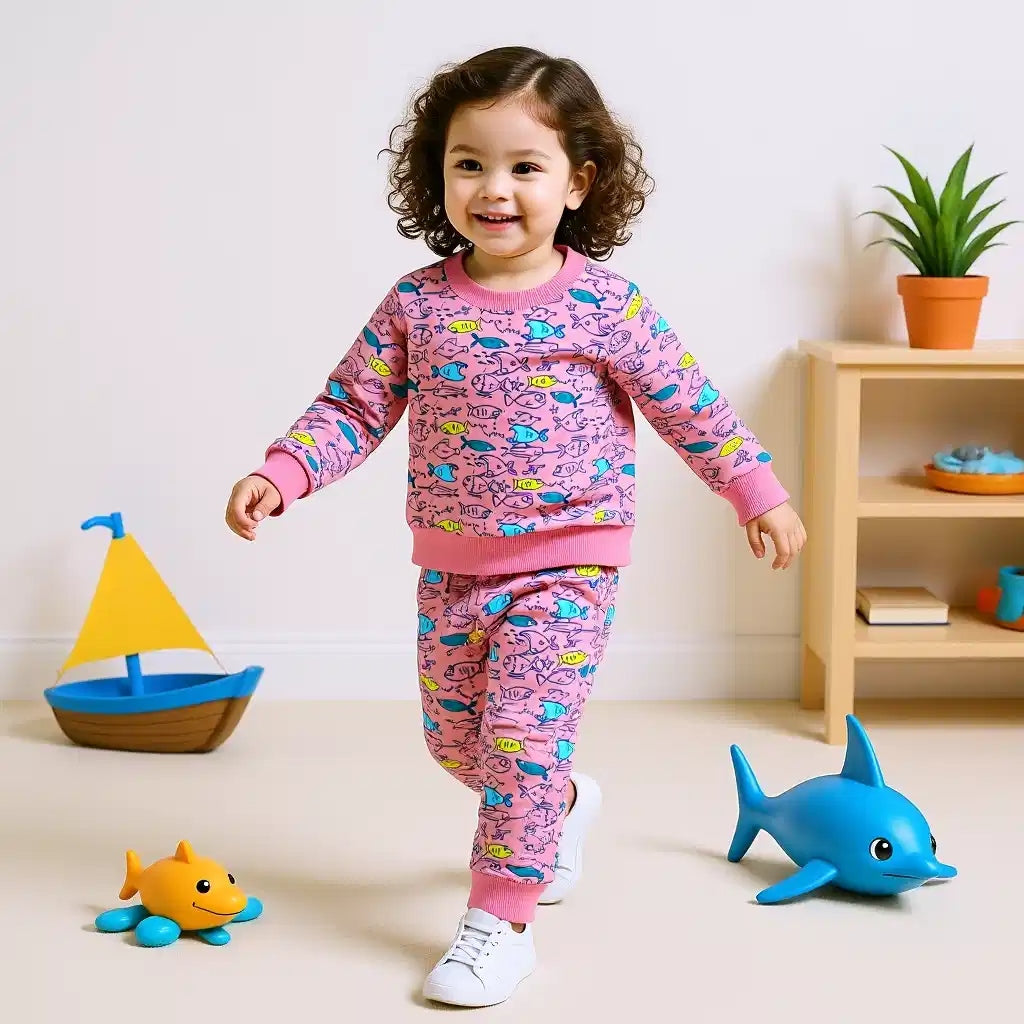 Little Angler's Tracksuit Set