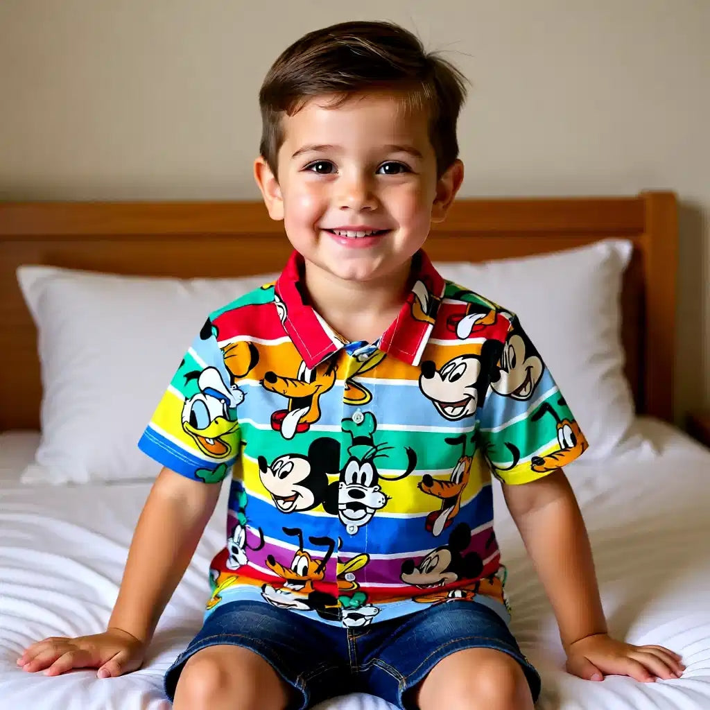 Pluto Donald and Mickey Shirt