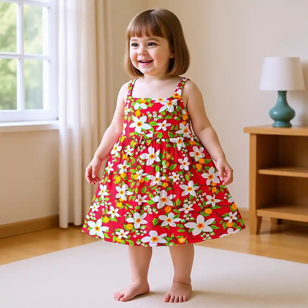 Frangipani Floral Dress