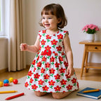 All-Over Flower Print Frock
