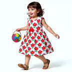 All-Over Flower Print Frock