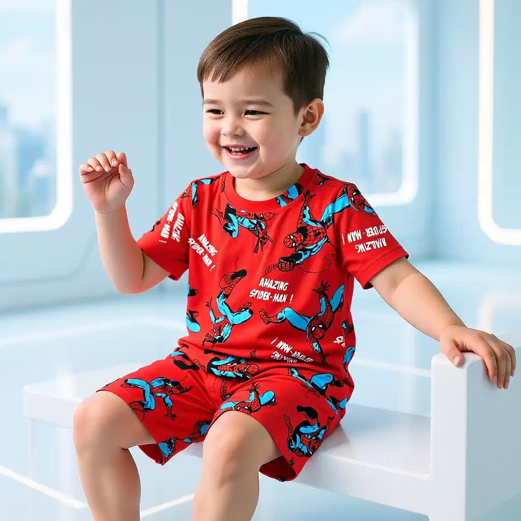 The Amazing Spiderman - Tshirt and Shorts Set