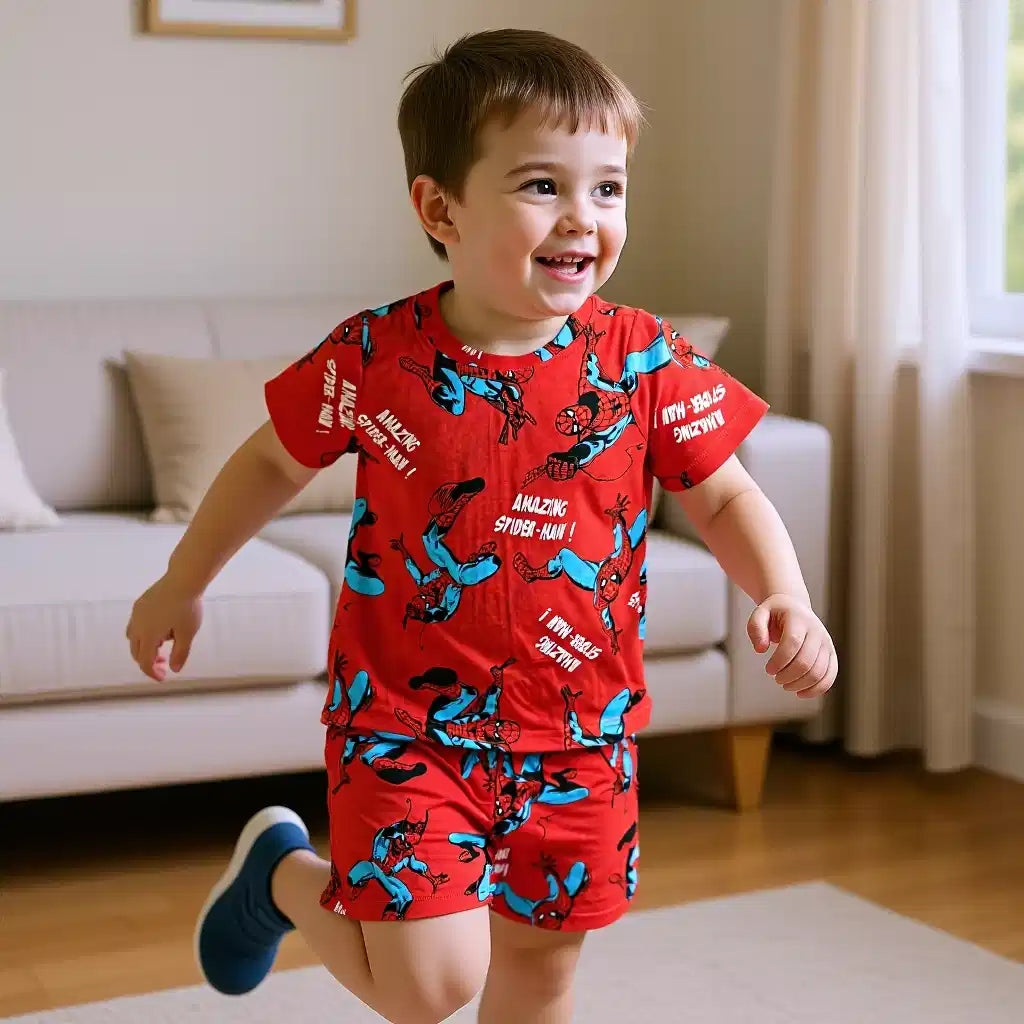 The Amazing Spiderman - Tshirt and Shorts Set