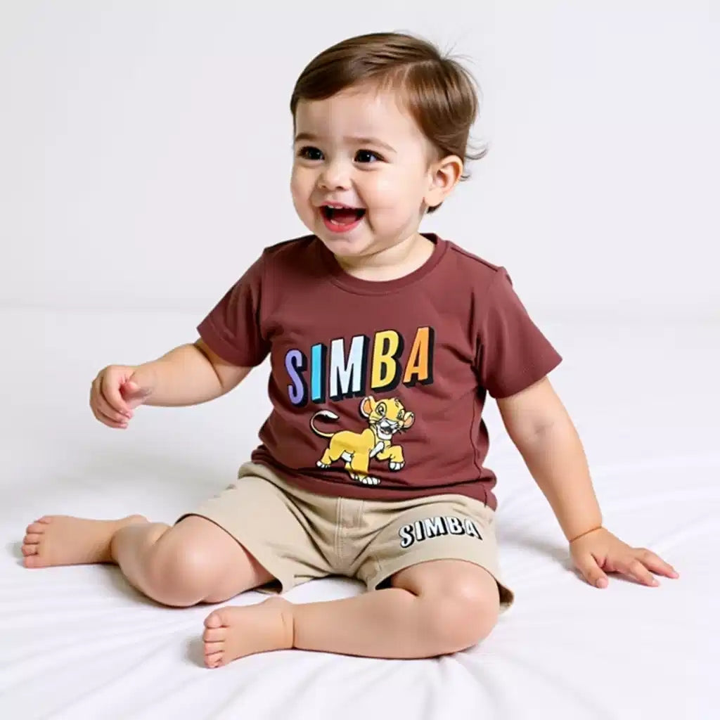 Simba T-Shirt and Shorts Set