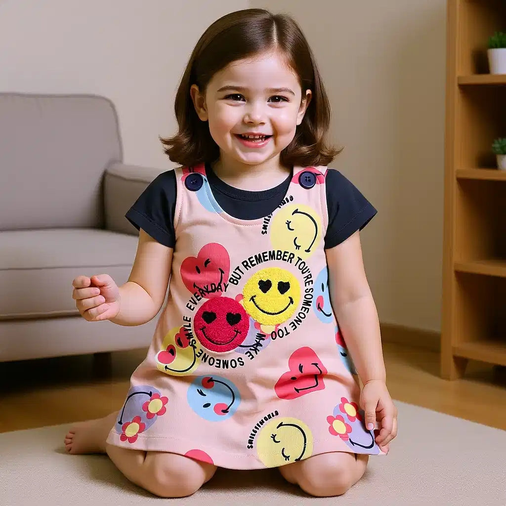 Smiley World Jumper Dress