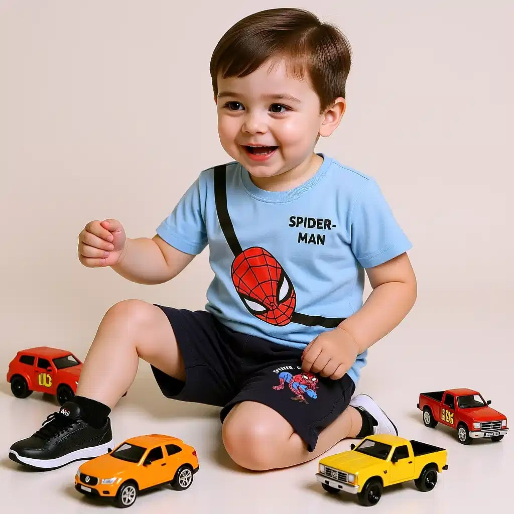 Spiderman - T-Shirt and Shorts Set