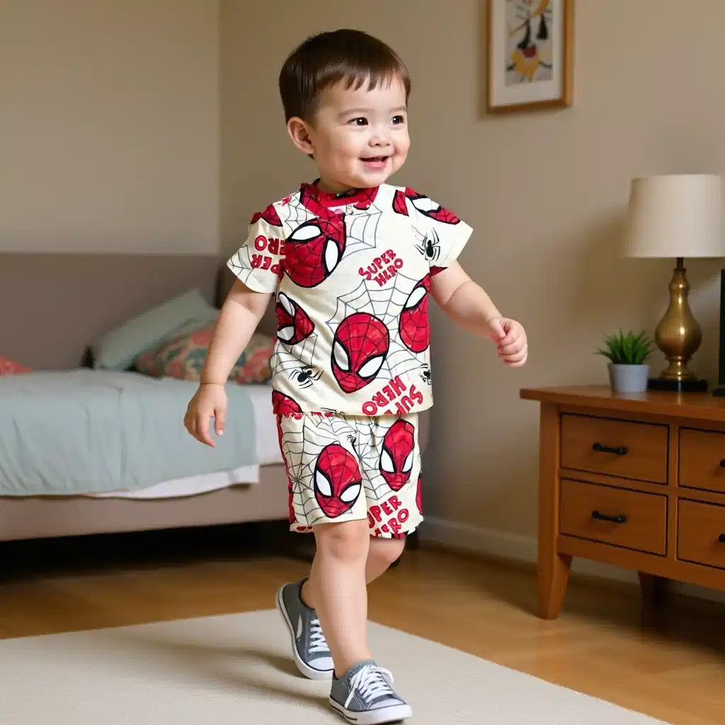 Spiderman T-shirt and Shorts Set