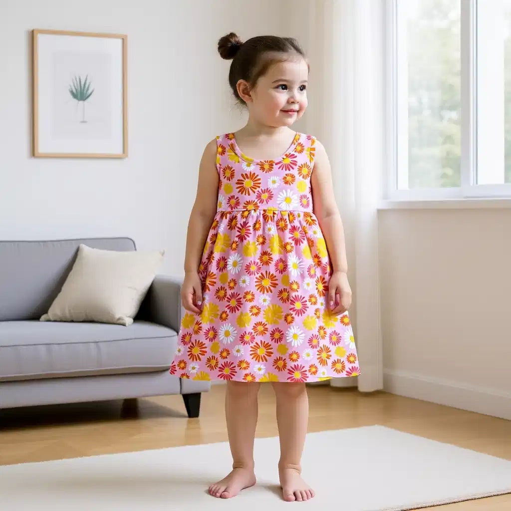 Sweet Daisy Floral Sundress