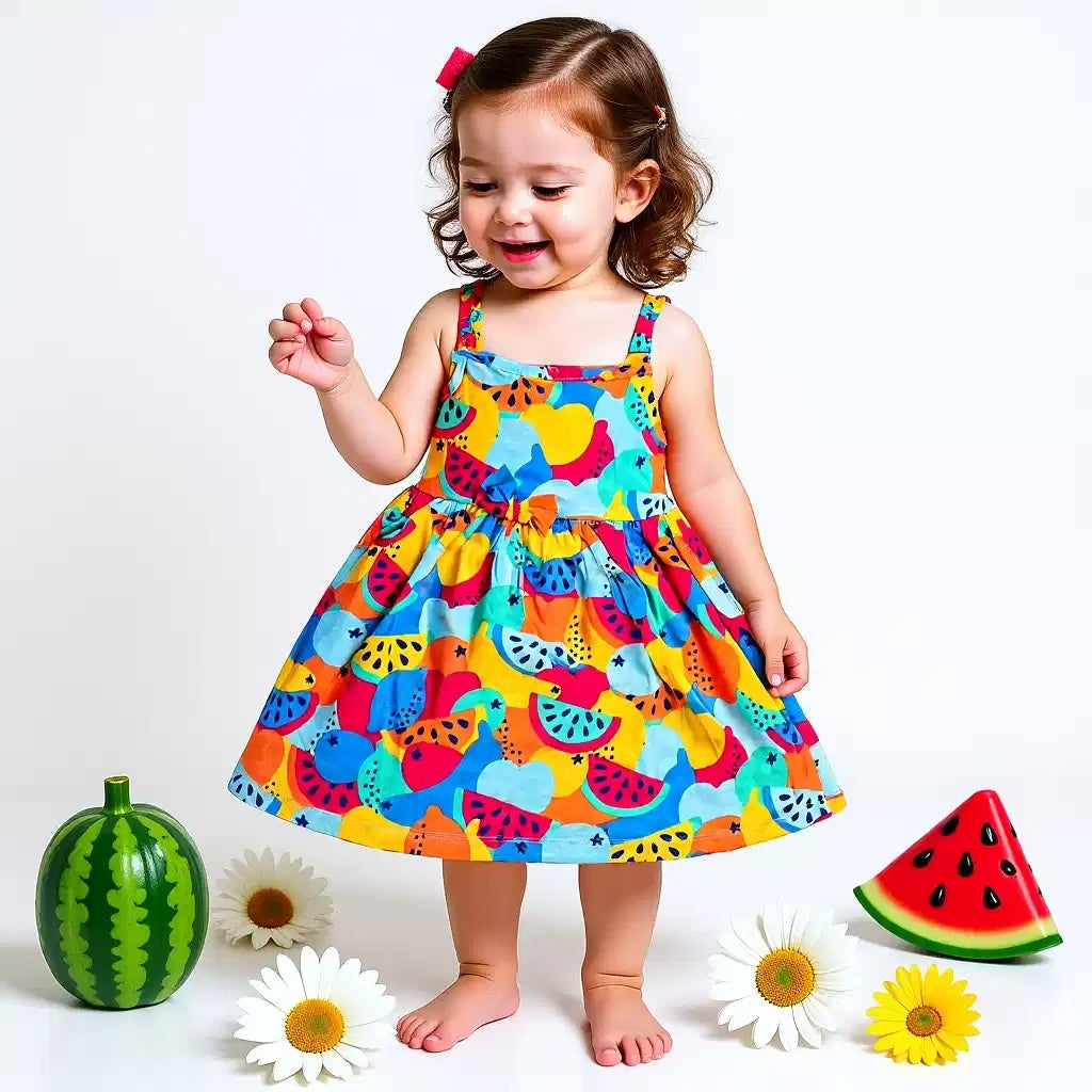 Watermelon Sleeveless Dress