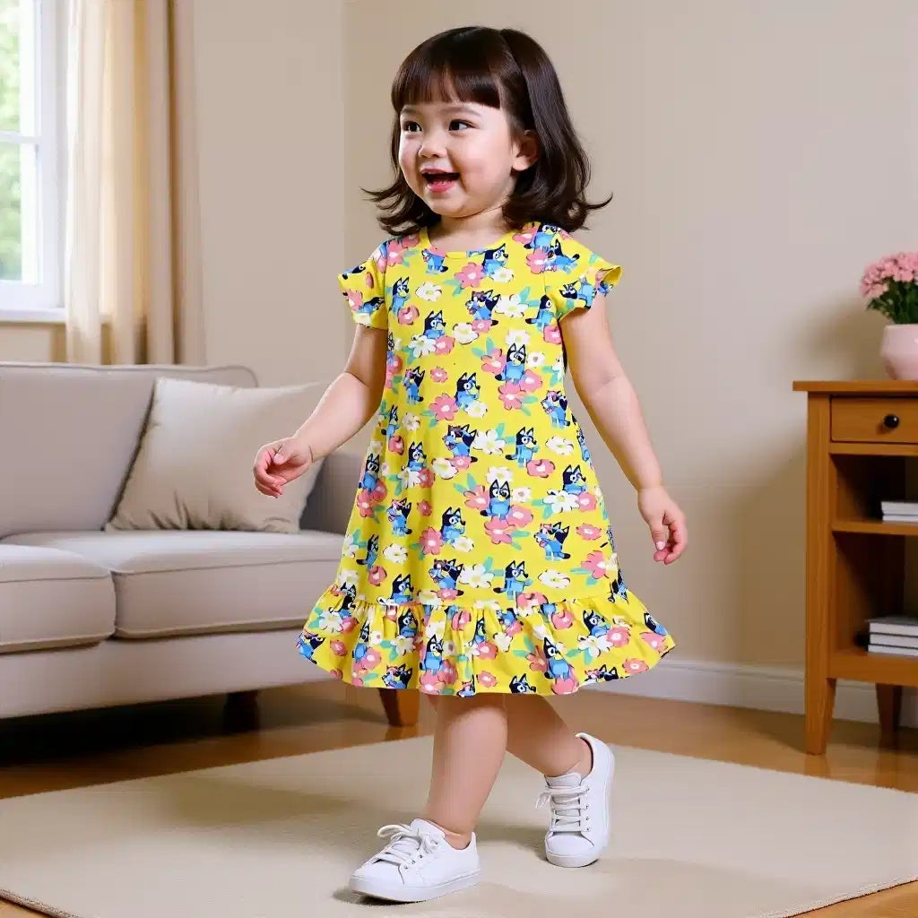 Bluey Yellow Dress