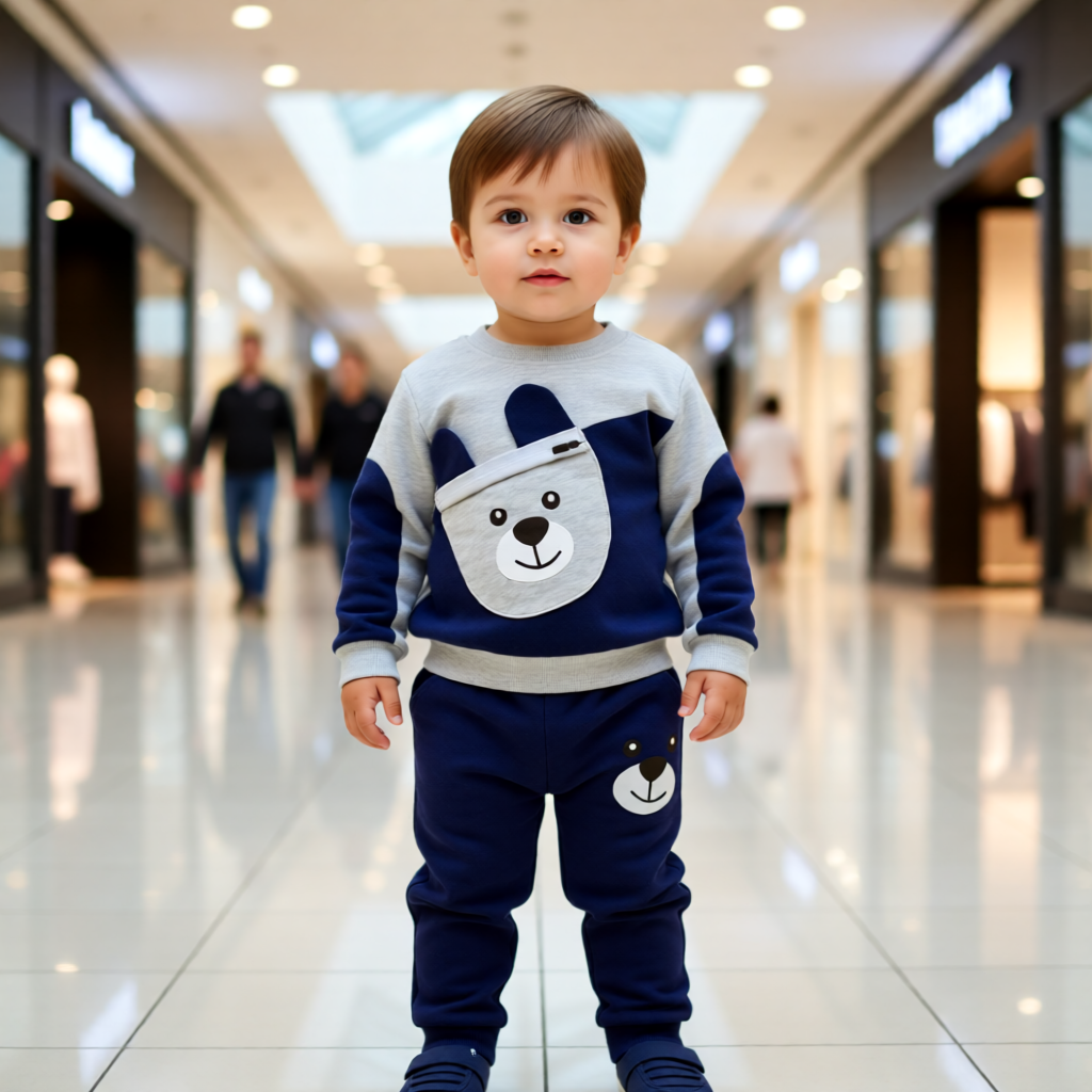 Bear with pocket jogger set